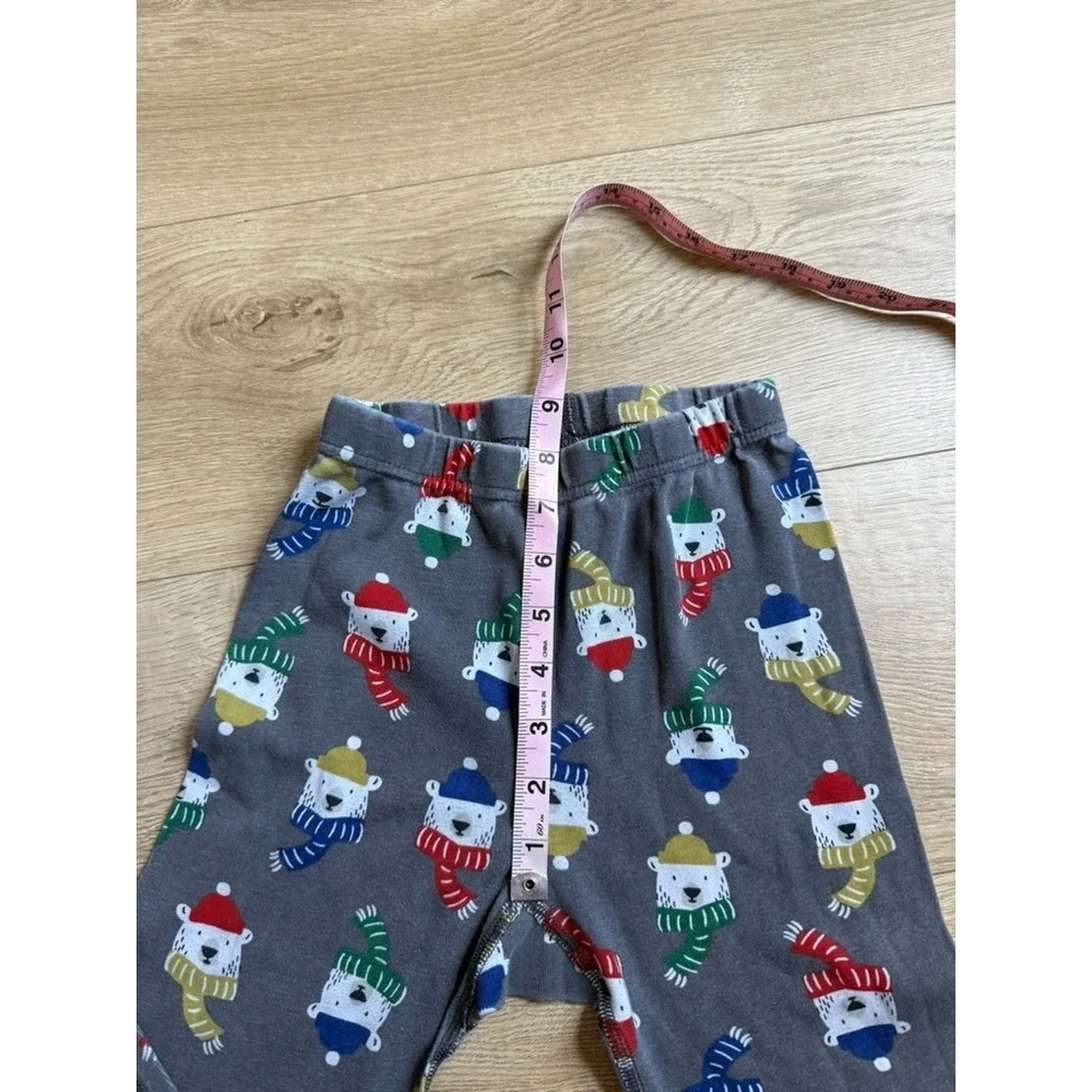 Kids unisex Girls Boys Hanna Andersson Polar Bear long john pajamas set size 8